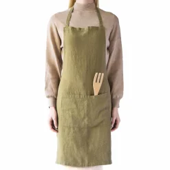 Outlet Olive Daily Linen Apron Kitchen Textiles & Clothing