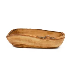 Online Olive Wood Rustic Serving Bowl, 27cm Tableware Brands|Serveware