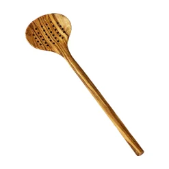 Olive Wood Slotted Spoon, 30cm Kitchen Tools & Utensils