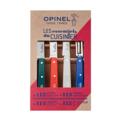 Hot 4 Piece Red & Blue Kitchen Essentials Knife Set Kitchen Knives