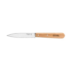 Clearance Essentials Beech Handle Serrated Knife N.113 French Ingredients|Kitchen Knives