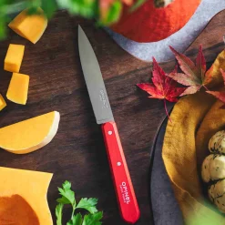 Discount No 112 Red Beechwood Handle Paring Knife, 10cm Kitchen Knives