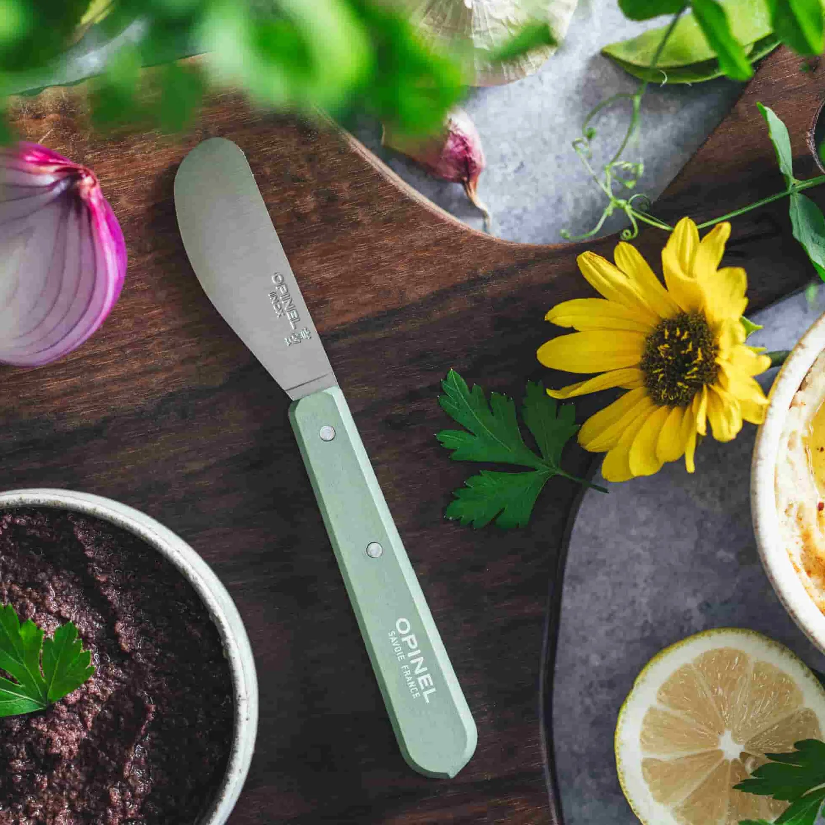 Sale No 117 Sage Beechwood Handle Spreading Knife, 6cm Tableware Brands|Cutlery