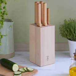 Hot Parallele 5 Piece Knife Block Set Kitchen Knives