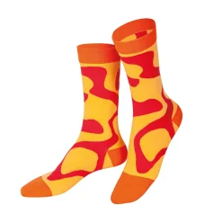 Hot Orange Socks, 2 Pairs Tableware Brands