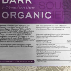Hot 70% Cru Virunga Congo Dark Couverture Chocolate, 2kg Ingredients Brands|Chocolate & Sweets