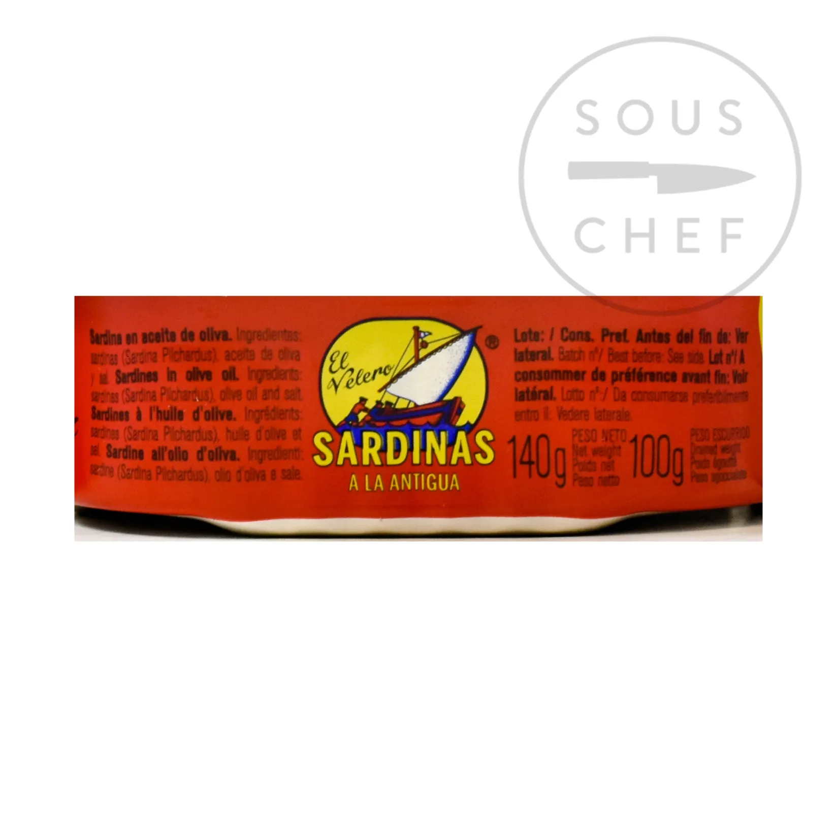 Clearance Sardines A La Antigua in Olive Oil, 140g Ingredients Brands|Spanish Ingredients