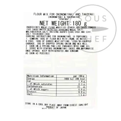Sale Okonomiyaki Takoyaki Powder, 180g Ingredients Brands|Japanese Ingredients