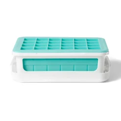 Clearance Covered Silicone Cocktail Ice Cube Tray Cocktail Making & Barware