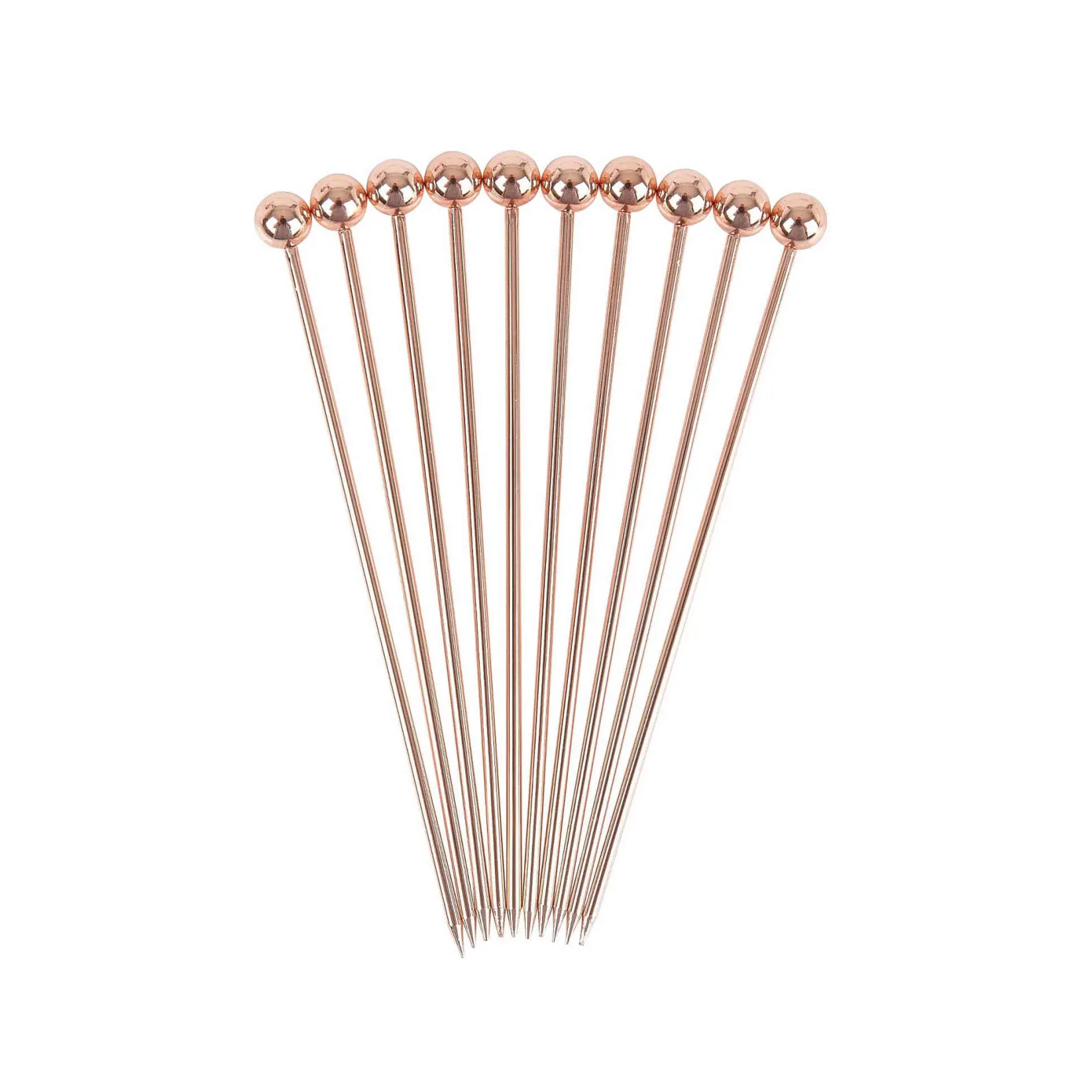 Best Pack of 10 Copper Plated Garnish Cocktail Picks Cocktail Making & Barware