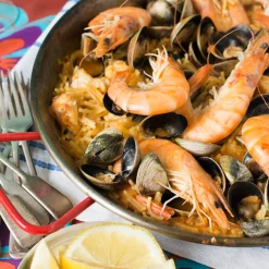 Best Paella Pan, 4-Person 26cm dia Spanish Ingredients|Pots & Pans