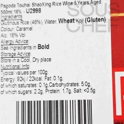 Online Touhai ShaoXing Rice Wine 5 Years Aged, 500ml Ingredients Brands|Japanese Ingredients