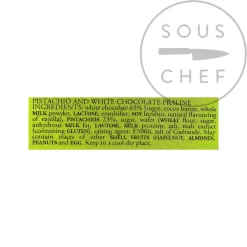 Clearance Pistachio and White Chocolate Pralines, 100g Ingredients Brands|Italian Ingredients