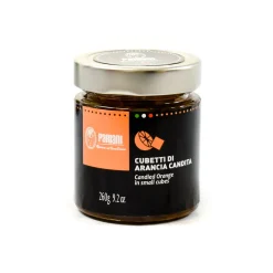 Online Sicilian Candied Orange in Small Cubes, 260g Italian Ingredients|Jam, Honey & Spreads