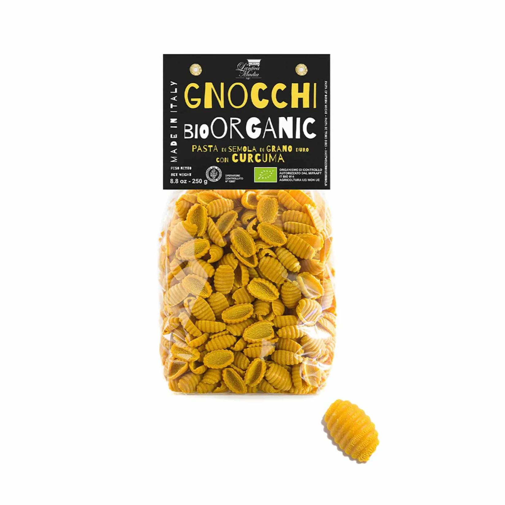 Outlet Pasta L'Antica Organic Gnocchi Pasta with Turmeric, 250g Ingredients Brands|Pasta, Rice & Beans