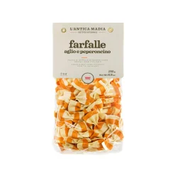 Online Pasta L'Antica Striped Farfalle with Garlic & Chili, 250g Pasta, Rice & Beans|Ingredients Brands