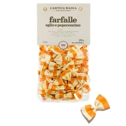 Online Pasta L'Antica Striped Farfalle with Garlic & Chili, 250g Pasta, Rice & Beans|Ingredients Brands