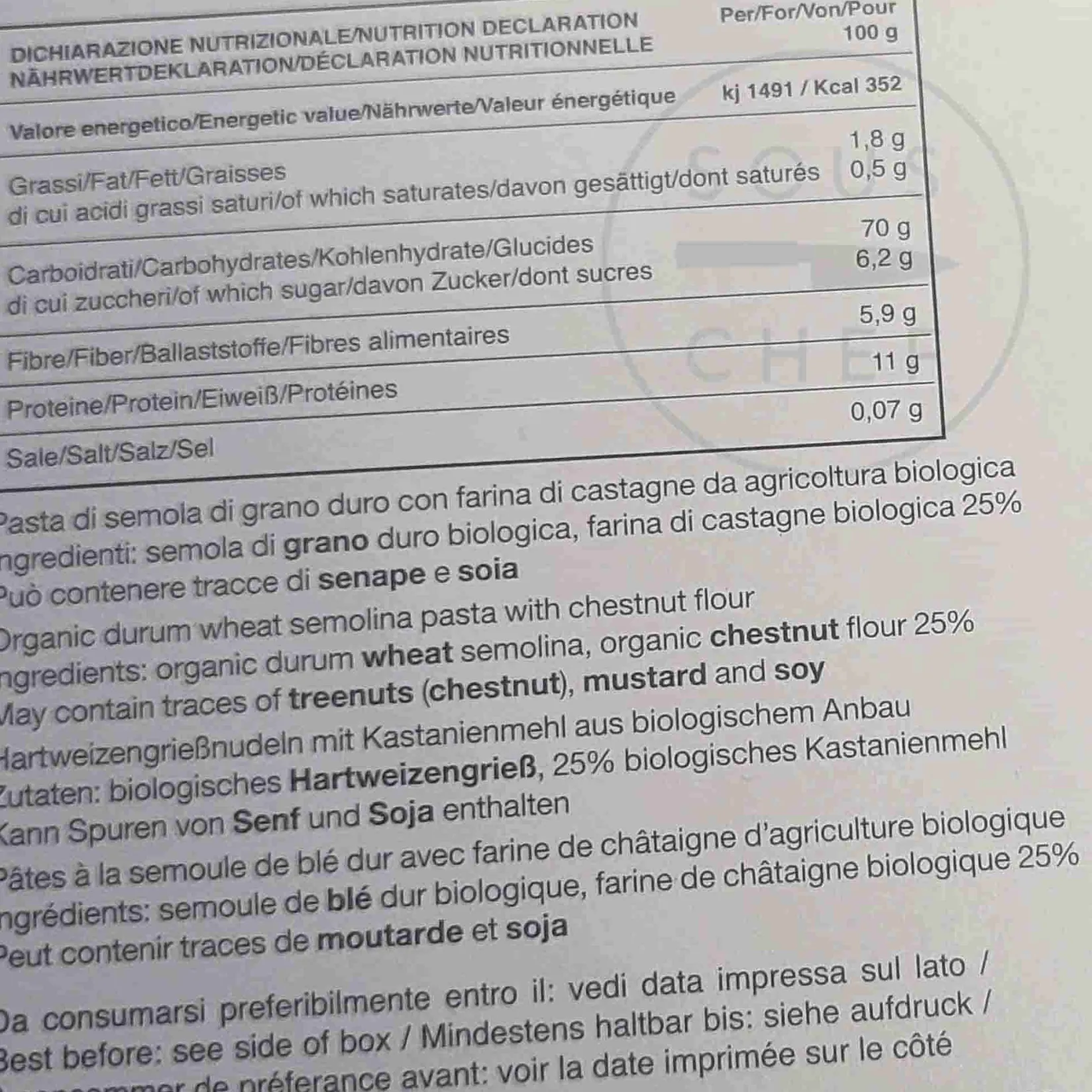 Clearance Signorine Alle Castagne, 250g Ingredients Brands|Italian Ingredients