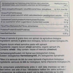 New Taglierini Verdi, 500g Italian Ingredients|Pasta, Rice & Beans