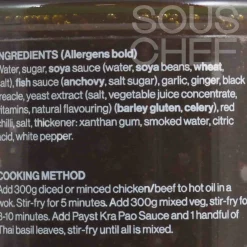 Outlet Kra Pao Stir Fry Sauce, 190ml Ingredients Brands|Sauces & Condiments