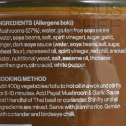 Discount Mushroom & Garlic Stir Fry Sauce, 190ml Ingredients Brands|Sauces & Condiments