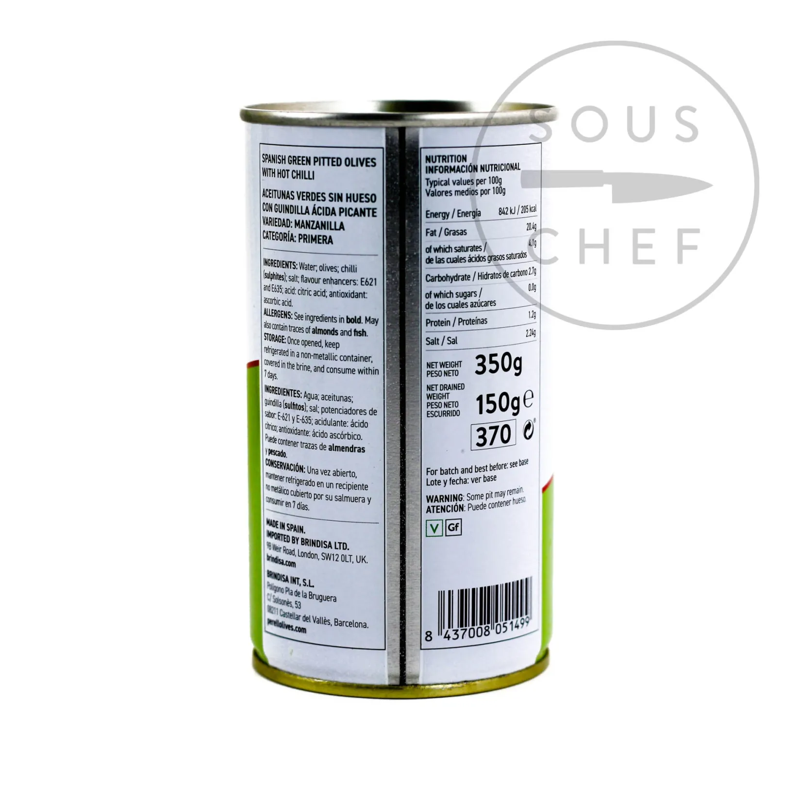 Sale Manzanilla Pitted Olives, 150g Spanish Ingredients|Vegetables