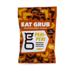 Sale Peri Peri Crunchy Roasted Crickets, 15g Ingredients Brands|Made In The Uk