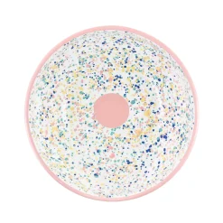 Clearance Pink Dot Enamel Large Salad Bowl, 32cm Tableware Brands|Crockery & Dinnerware