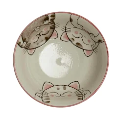 Best Pink Lucky Cat Japanese Ramen Bowl, 21cm Tableware Brands|Japanese Ingredients