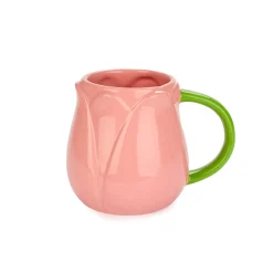 Online Pink Tulip Coffee Cup, 400ml Tableware Brands