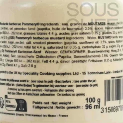 Clearance BBQ Mustard, 100g Ingredients Brands|Sauces & Condiments