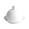Best Porcelain Canape Butter Dish, 9cm dia Serveware|Canape Supplies