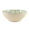 Puglia Aquamarine Splatter Large Salad Bowl, 28cm Italian Ingredients|Crockery & Dinnerware