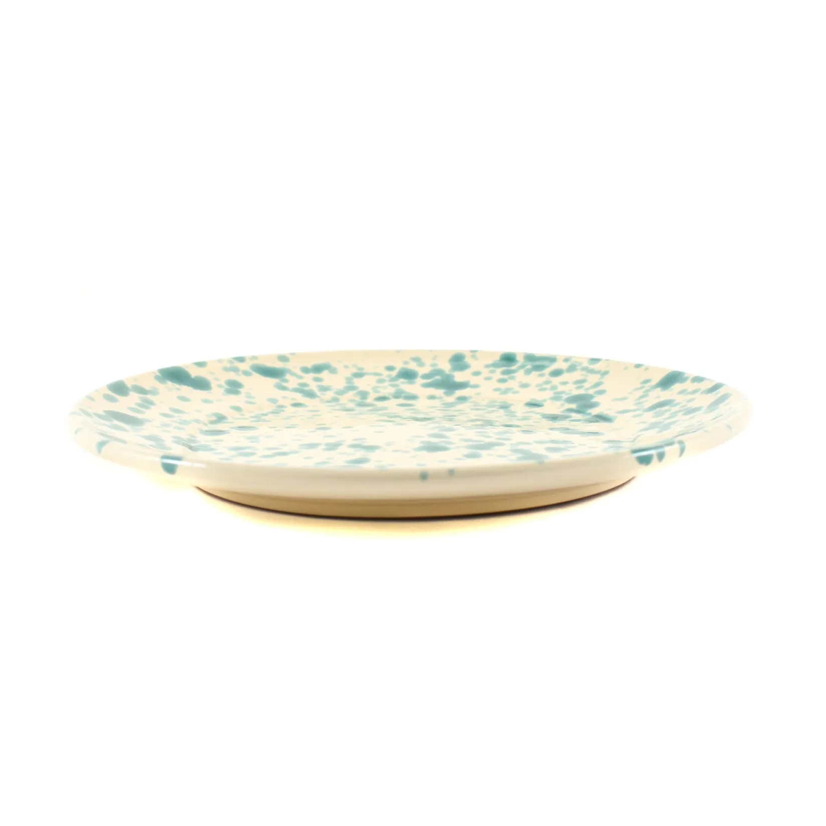 Clearance Puglia Aquamarine Splatter Dinner Plate, 27cm Italian Ingredients|Plates