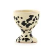 Discount Puglia Black Splatter Egg Cup Italian Ingredients|Tableware Brands