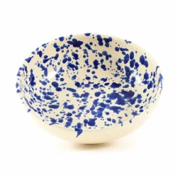 Puglia Blue Splatter Bowl, 19cm Italian Ingredients|Crockery & Dinnerware