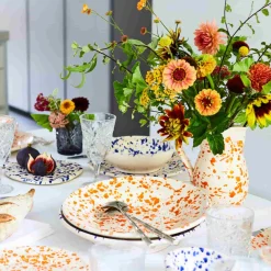 Discount Puglia Blue Splatter Dinner Plate, 27cm Italian Ingredients|Plates