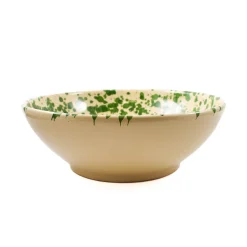 Puglia Green Splatter Large Salad Bowl, 28cm Tableware Brands|Crockery & Dinnerware