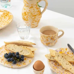 New Puglia Lilac and Yellow Splatter Mug Tableware Brands|Crockery & Dinnerware