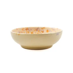Best Puglia Lilac and Yellow Splatter Bowl, 19cm Crockery & Dinnerware|Bowls