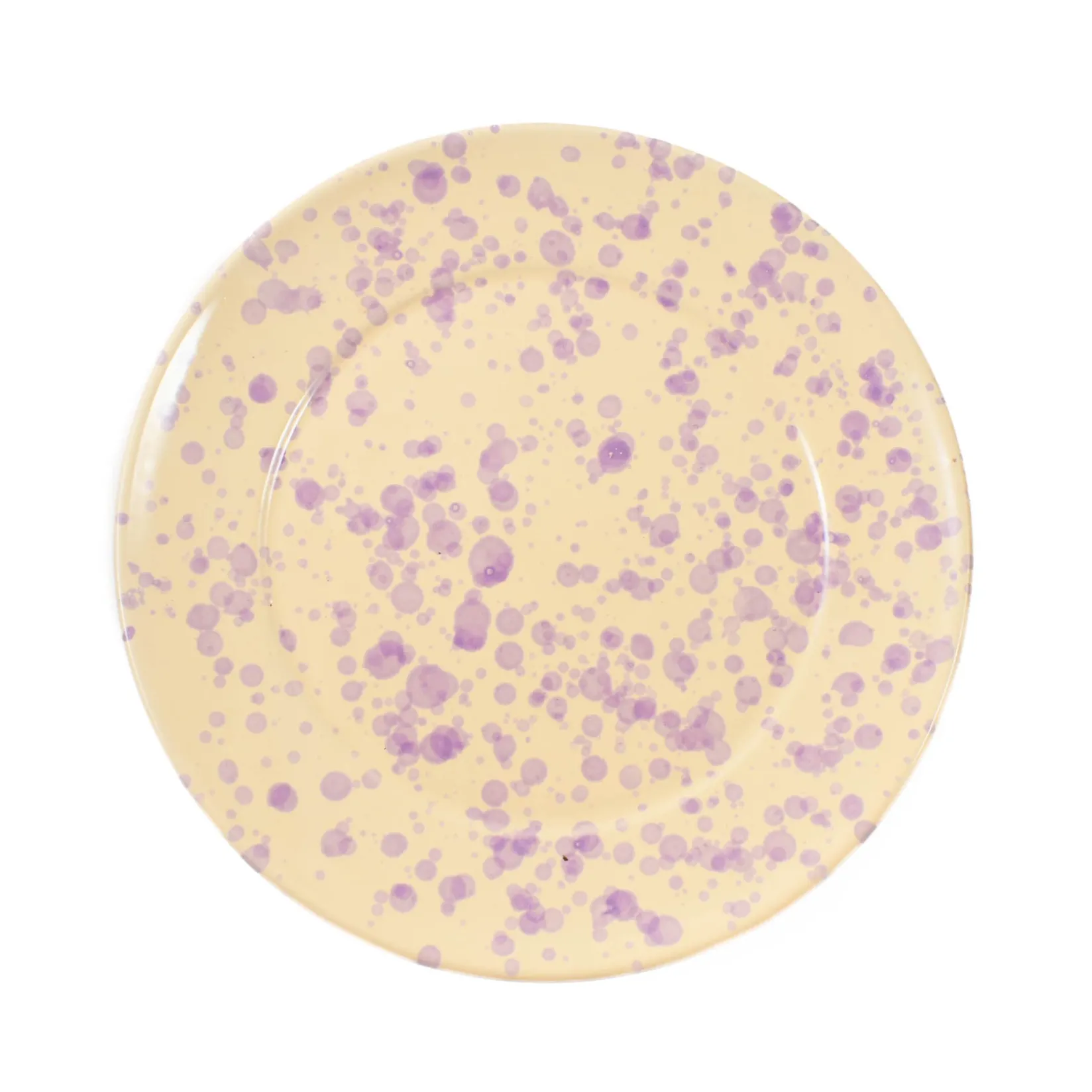 Outlet Puglia Lilac Splatter Dinner Plate, 27cm Plates|Crockery & Dinnerware