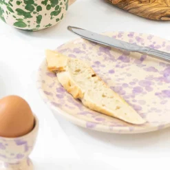 New Puglia Lilac Splatter Egg Cup Tableware Brands