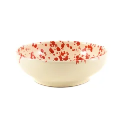 Best Puglia Red Splatter Bowl, 19cm Italian Ingredients|Bowls