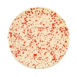 Puglia Red Splatter Dinner Plate, 27cm Italian Ingredients|Plates
