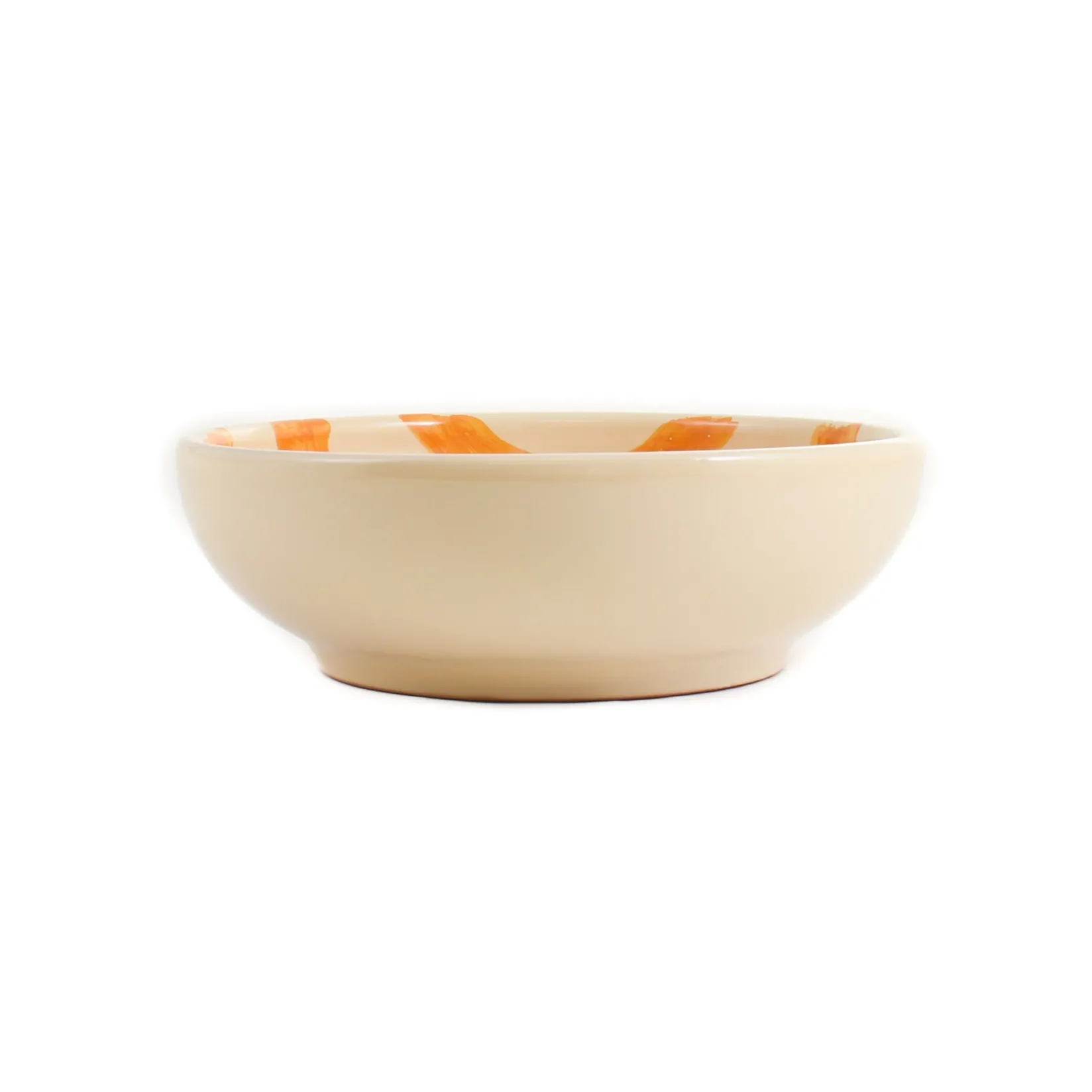 Clearance Puglia Yellow Stripe Bowl, 19cm Crockery & Dinnerware|Bowls