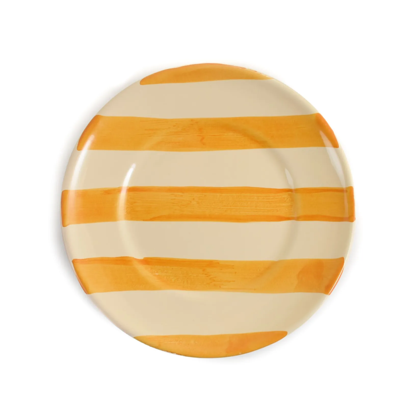 Sale Puglia Yellow Stripe Side Plate, 19cm Plates|Crockery & Dinnerware