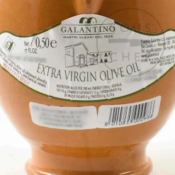 Puglian Extra Virgin Olive Oil in Brown Amphora Bottle, 500ml Ingredients Brands|Oil, Vinegar & Dressings