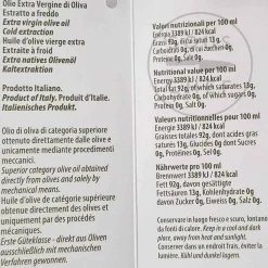 Clearance Puglian Extra Virgin Olive Oil in Arte Green Glass Bottle, 500ml Ingredients Brands|Oil, Vinegar & Dressings