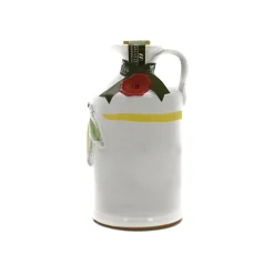 Clearance Puglian Olive Oil with Lemon in Terracotta Bottle, 250ml Italian Ingredients|Extra Virgin Olive Oil
