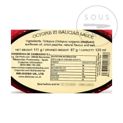 Discount Pulpo En Salsa Gallega - Octopus, 111g Spanish Ingredients|Tinned Fish & Seafood